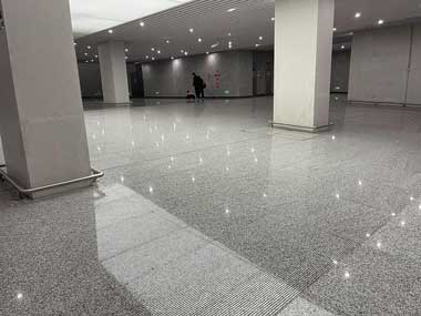 地鐵高鐵站機場地面鋪裝芝麻灰光面石材